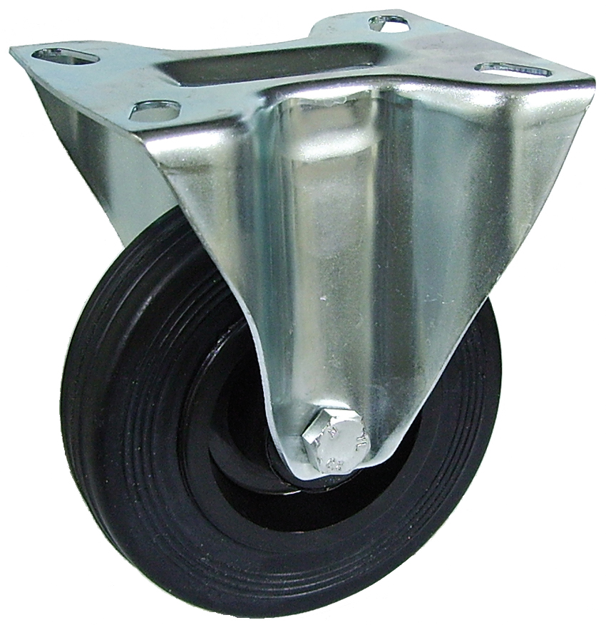 RUEDA AFO 200/100 GOMA NEGRA (1042)110KG