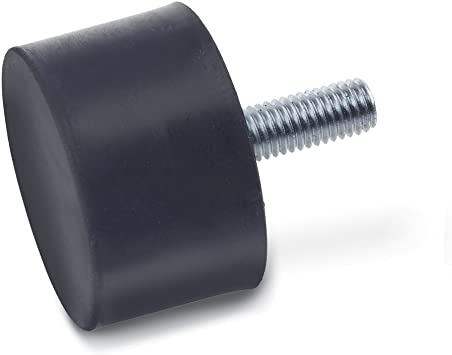 TOPE SIMPLE CAUCHO MACHO D ESPARRAGO M-6 16,5 MM. 40 KG. AMC