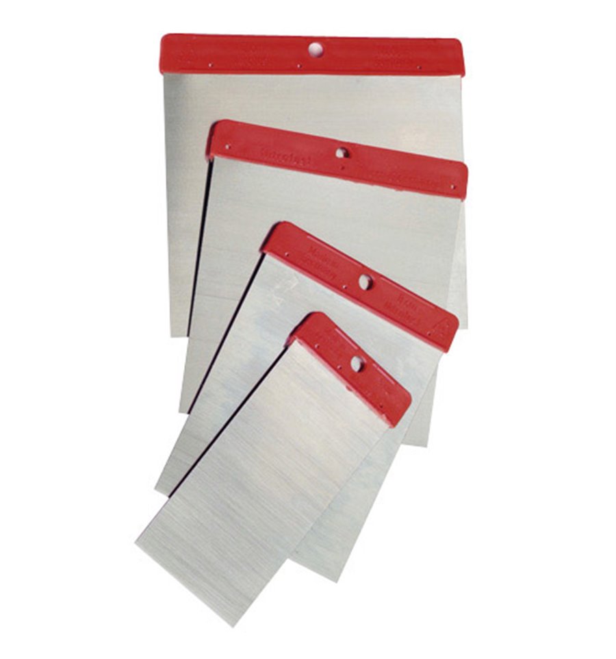 JUEGO ESPATULA CARROCERO 4PZS INOX