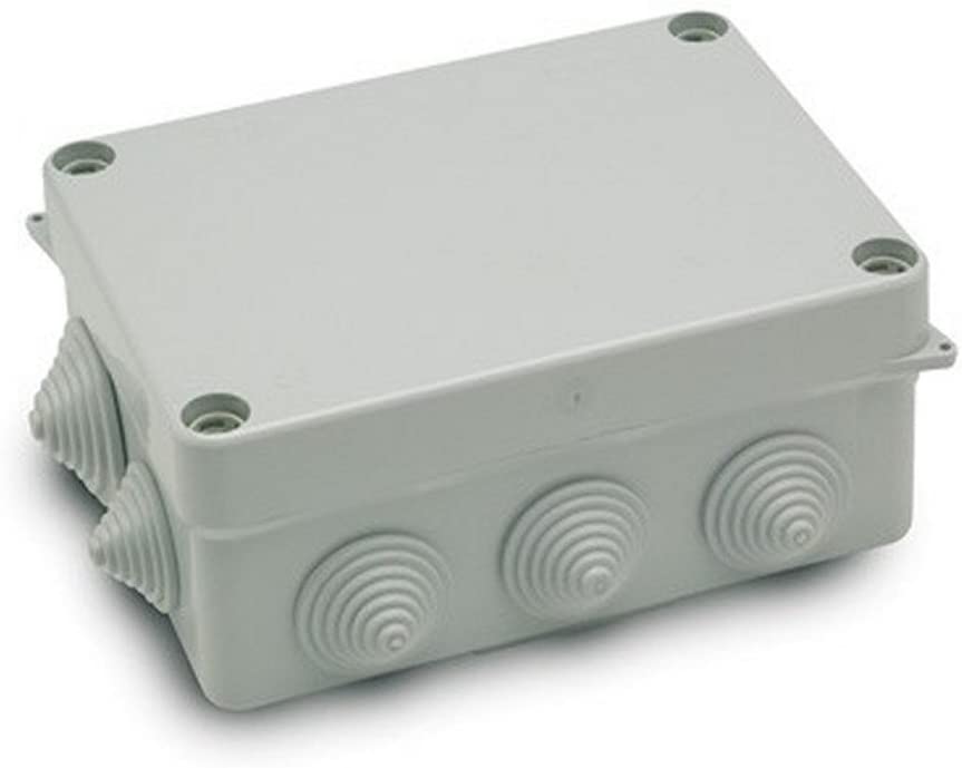 CAJA ESTANCA CIERRE CON TORNILLOS 153X110X63 MM. CON 10 CONOS REF.3012