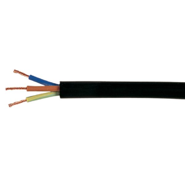 MT CABLE MANGUERA REDONDA PVC 3x1,5 NEGRO H05VV-F (R-100)