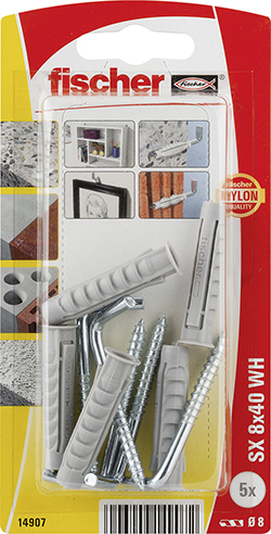 BLISTER TACO + ALCAYATA SX PLUS WH 8X40 (8 UND.)