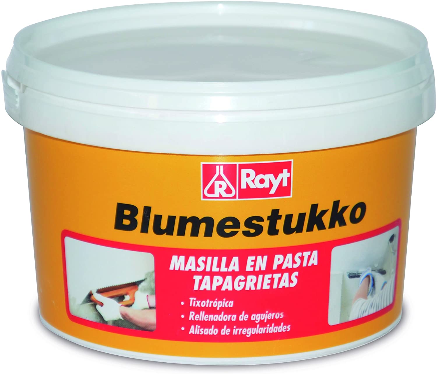 MASILLA BLUMESTUKKO RELLENO Y REPARACION BLANCA 750 GR. 
