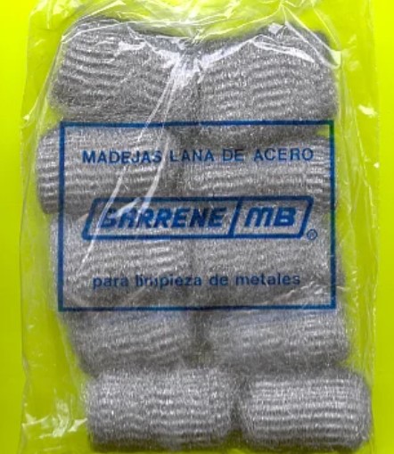 BOLSA LANA ACERO (10 UND.)