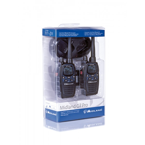 PACK WALKIE TALKIE G7 PRO TWIN MIDLAND
