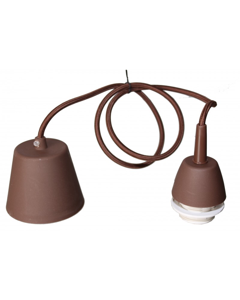 PENDEL TELA MARRON 120CM (UU)