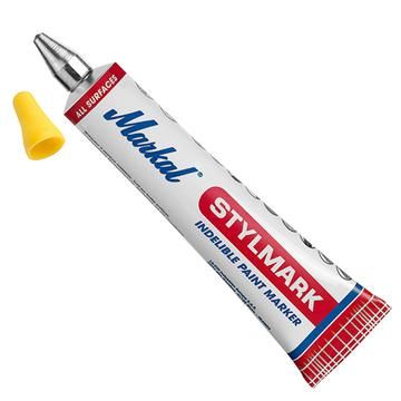 TUBO MARCADOR PINTURA INDELEBLE BLANCO STYLMARK