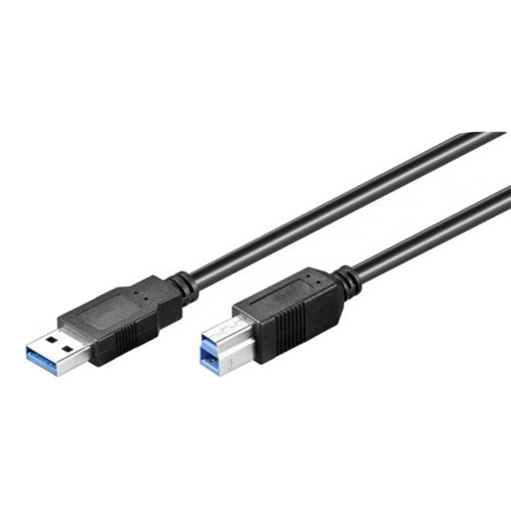 CABLE USB 3.0 A-B 1,8 MT. NEGRO EDM (UU)