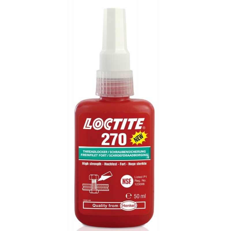 LOCTITE 270 FIJADOR ALTA RESIST. BOTELLA 50 ML.