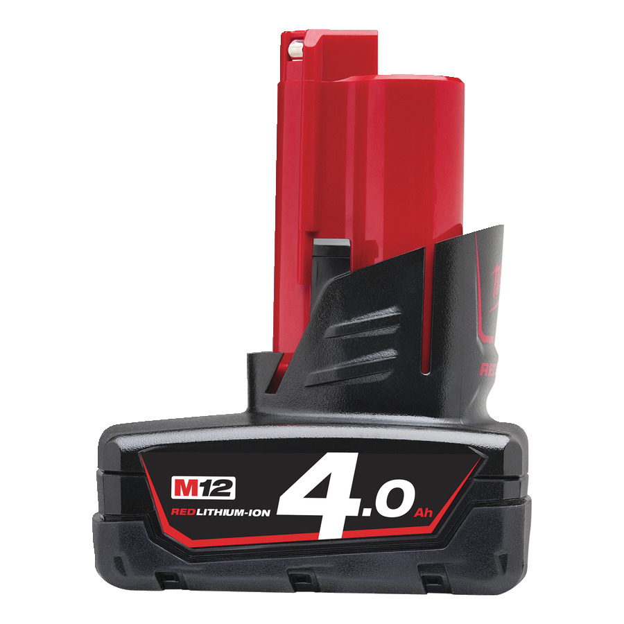 BATERIA MILWAUKEE RED Li-ION M12 4,0Ah M12B4 (PROMO)