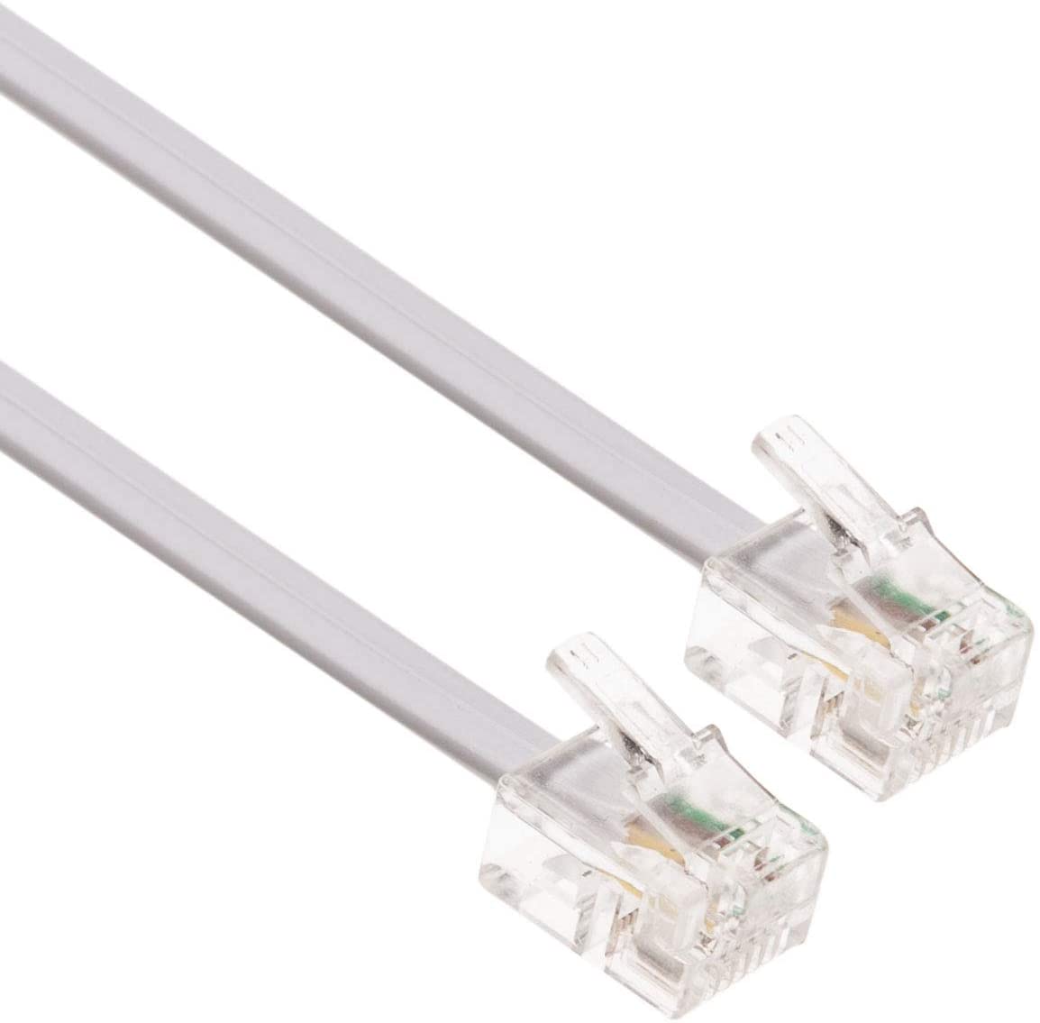 ALARGO TELEFONICO M-M RJ11 2 MT.4 VIAS BLANCO EDM REF.56007