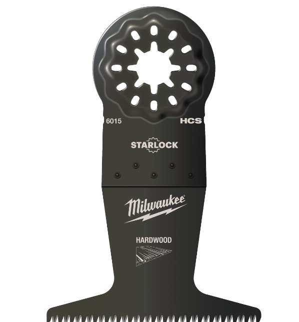 CUCHILLA MULTIHERRAMIENTA DE INCISION STARLOCK 3 CORTES PARA MADERA 65X42 MM. MILWAUKEE