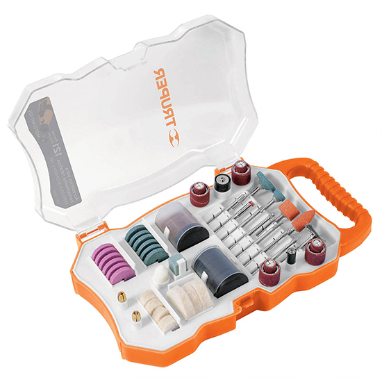 KIT DE ACCESORIOS PARA HERRAMIENTA ROTATIVA. 121 PIEZAS TRUPER 100757