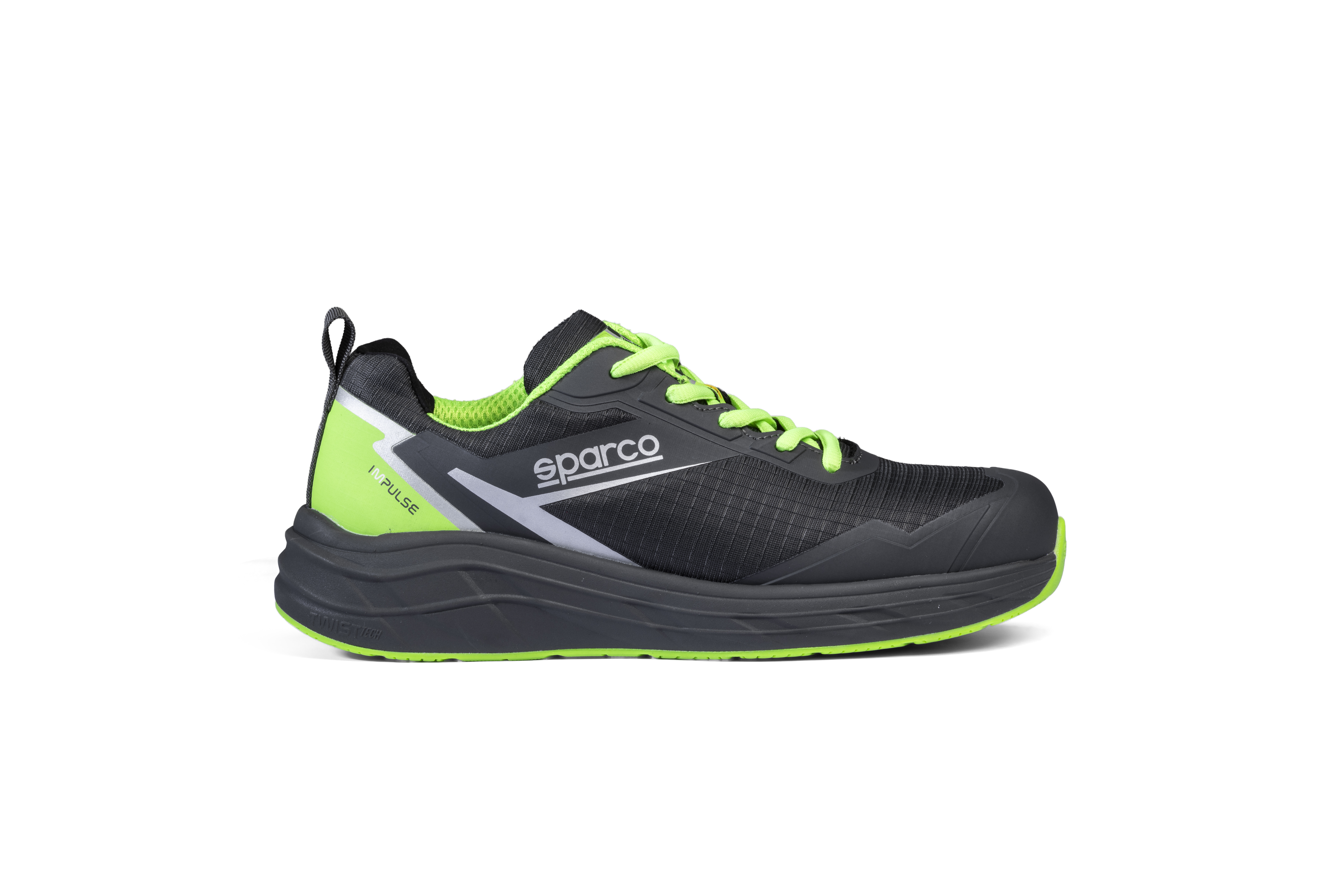 ZAPATO DEPORTIVO IMPULSE S3S GRIS/VERDE LUCAS SPARCO N-41