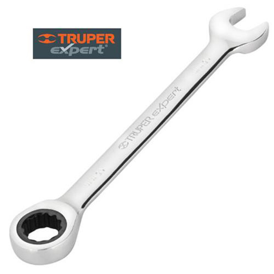 LLAVE COMBINADA CON CARRACA 13X174 MM TRUPER. 15745