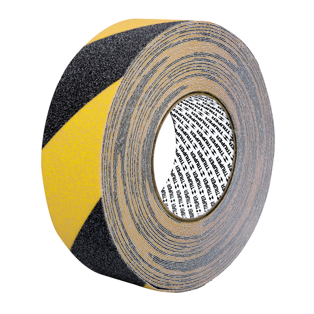 CINTA ANTIDESLIZANTE ADHESIVA AMARILLO/NEGRO 50 MM X 18 M TRUPER. 101449