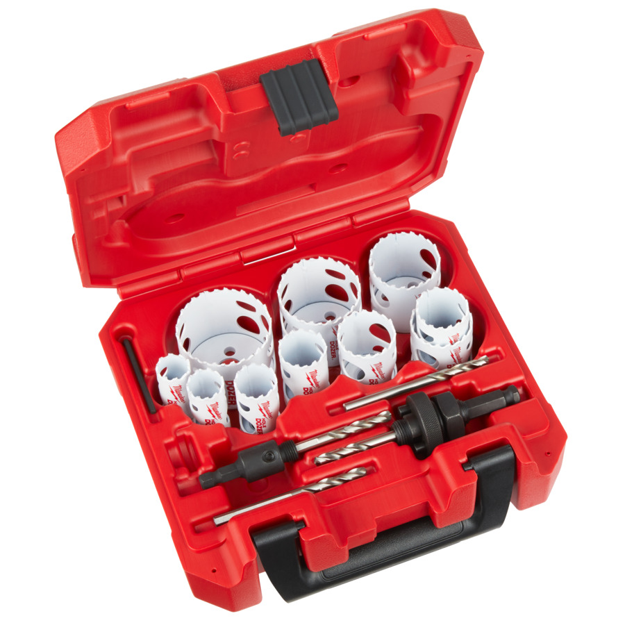 JUEGO CORONAS BIMETAL HOLE DOZER 22-105 MM. 13PCS. MILWAUKEE