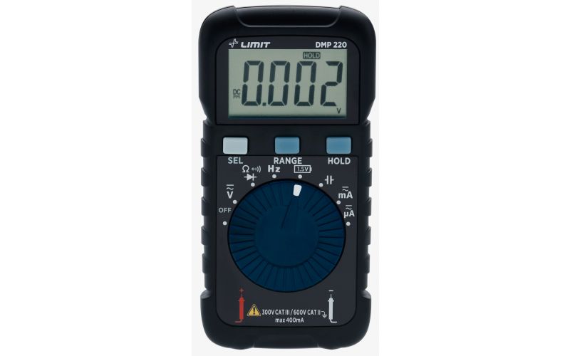 MULTIMETRO DIGITAL DE BOLSILLO DMP 220 LIMIT