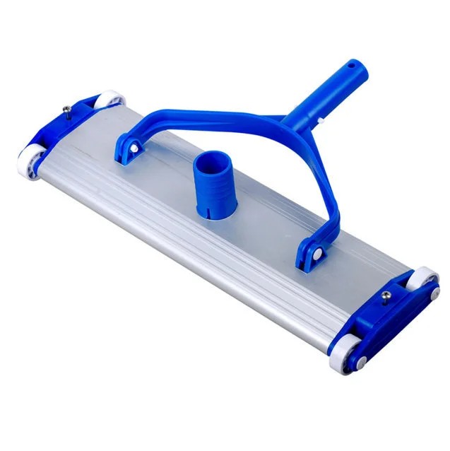 LIMPIAFONDOS METALICO CON FIJACION CLIP MANUAL PARA PISCINA 34,5 CM PQS 11402410