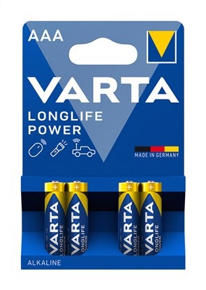 PILA VARTA LONGLIFE POWER AAA (BLISTER 4 UNID.)