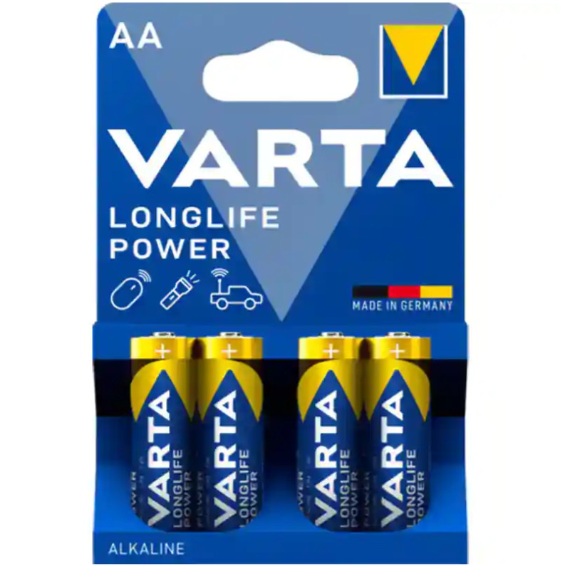 PILA VARTA LONGLIFE POWER AA (BLISTER 4 UNID.)
