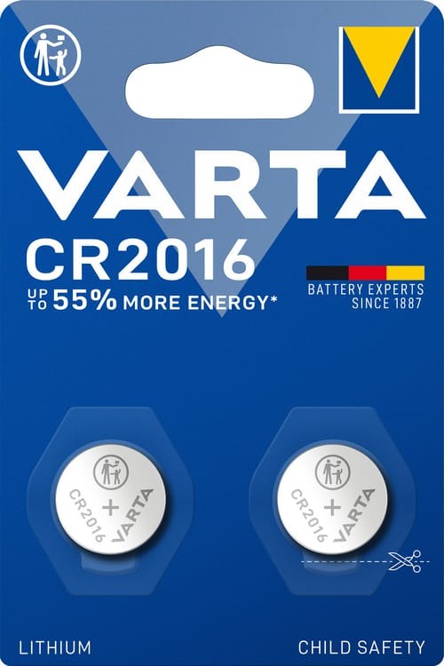 PILA VARTA LITHIUM COIN CR2016 (BLISTER 2 UNID.)