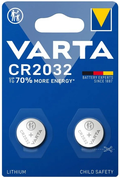 PILA VARTA LITHIUM COIN CR2032 (BLISTER 2 UNID.)