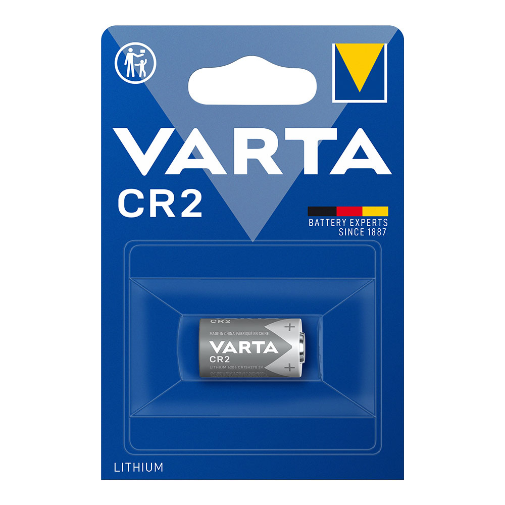 PILA VARTA LITHIUM CYLINDRICAL CR2 (BLISTER 1 UNID.)