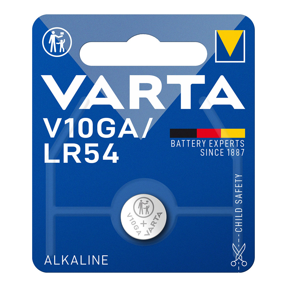 PILA VARTA ALKALINE SPECIAL V10GA/LR54 (BLISTER 1 UNID,)