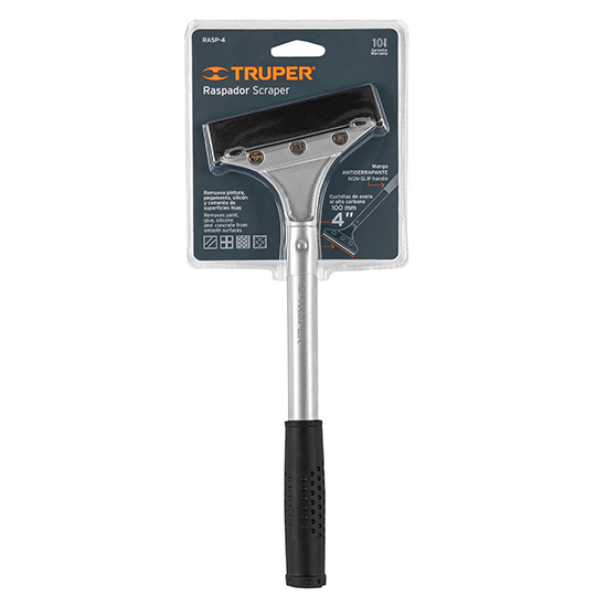 RASCADOR DE ACERO CON MANGO NAVAJA 10 CM TRUPER 15962