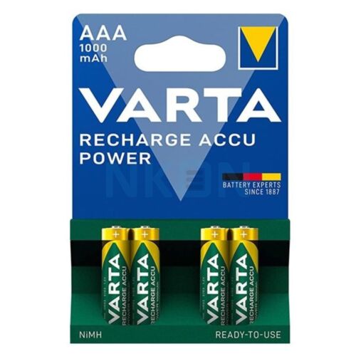 PILA VARTA RECARGABLE POWER AAA (BLISTER 4 UNID.)