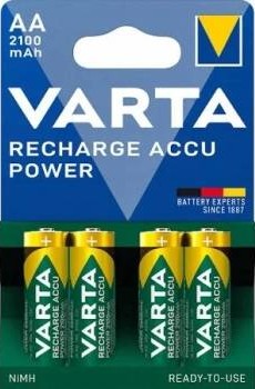 PILA VARTA RECARGABLE POWER AA (BLISTER 4 UNID.)