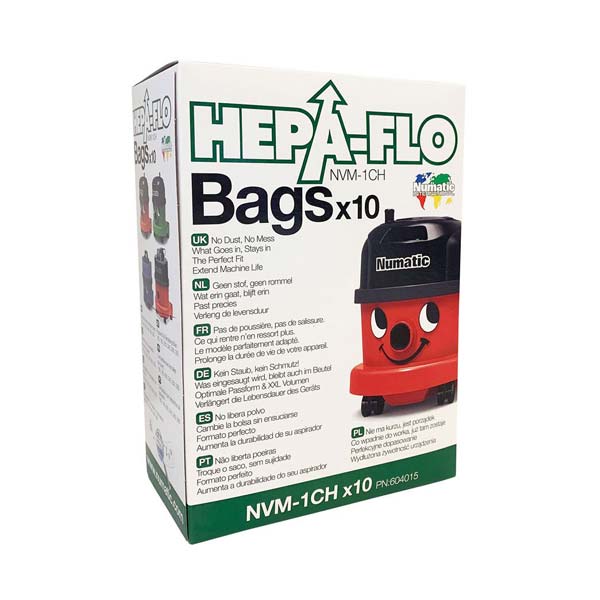 BOLSA RECAMBIO ASPIRADOR HENRY240 NVM-2BH (10 UNID.)