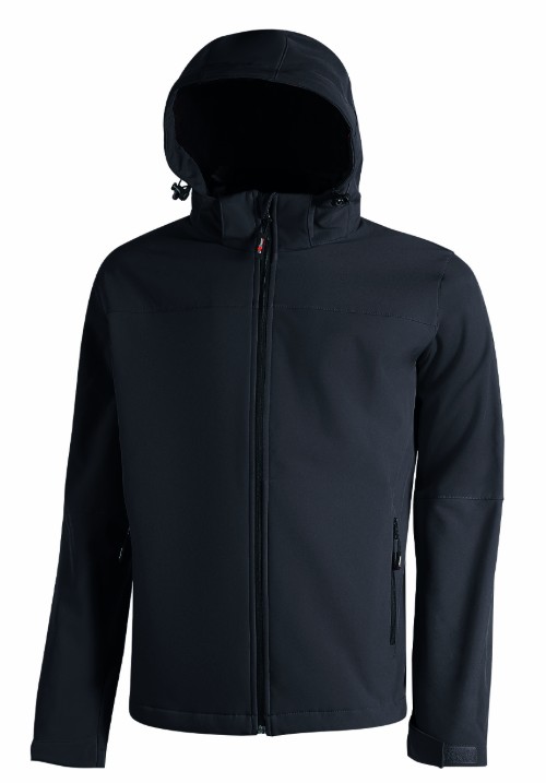 CHAQUETA SOFTSHELL KIRA BLACK CARBON T-M U-POWER