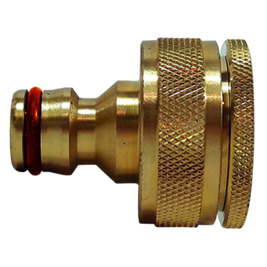 ADAPTADOR HEMBRA DE METAL PARA MANGUERA 1"X3/4"