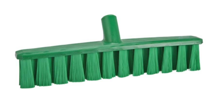ESCOBA UST CERDAS MEDIAS VERDE 400 MM.