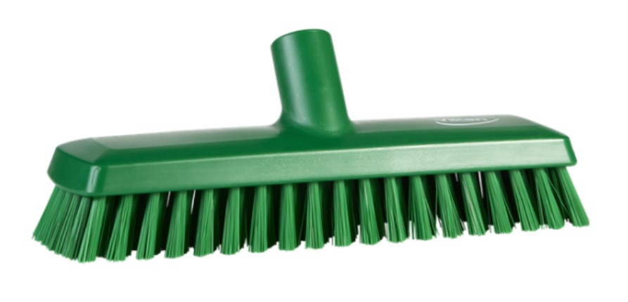 CEPILLO PASO DE AGUA CERDAS MEDIAS VERDE 270 MM.