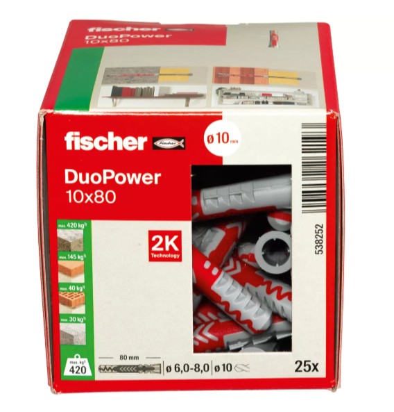 TACO DUOPOWER 10X80 (25 UND.)