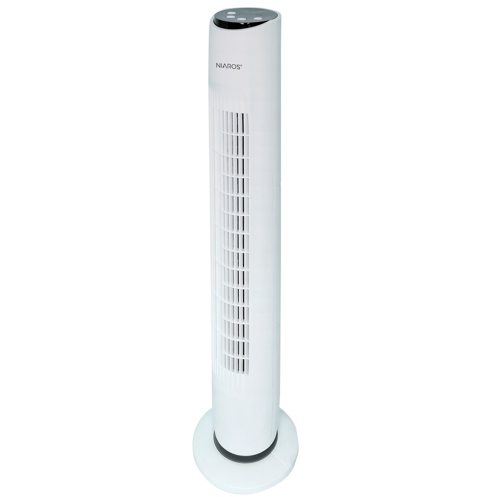 VENTILADOR TORRE 45W CON MANDO A DISTANCIA BLANCO NANDI