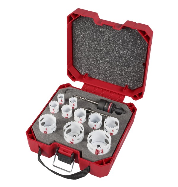 JUEGO CORONAS BIMETAL HOLEDOZER QUIK-LOK 13PCS. MILWAUKEE