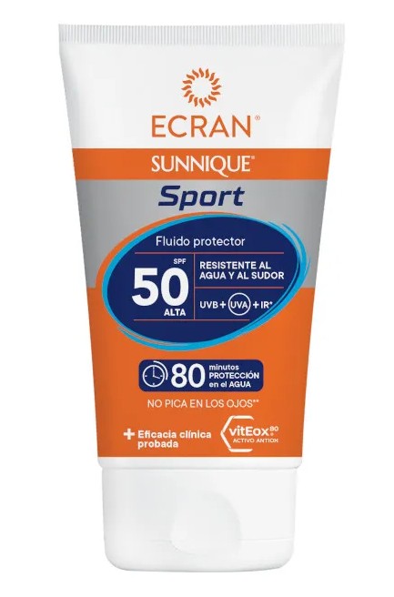 ECRAN SUNNIQUE PROTECTOR SOLAR FACIAL TUBO SPORT F50 40 ML