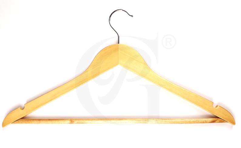 PERCHA MADERA CON RANURA 45 CM