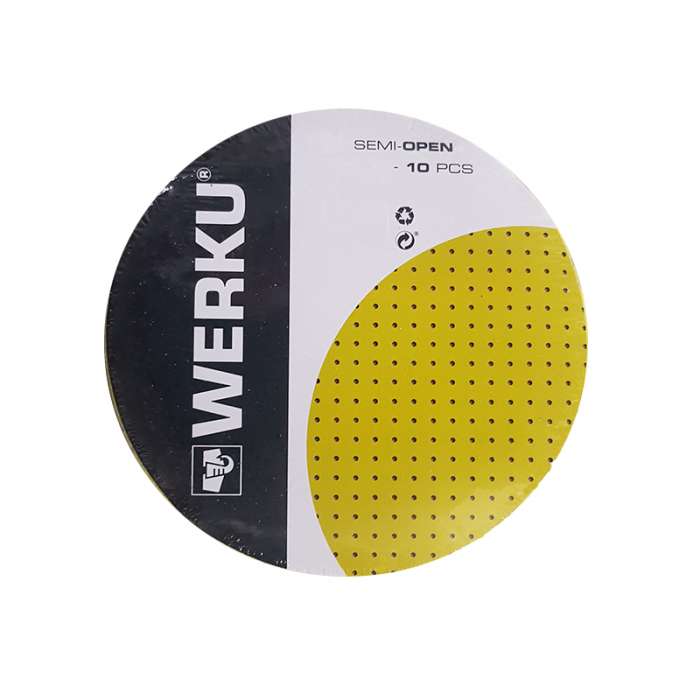 DISCO LIJA VELCRO GR120 Ø225 MM PERFORADO 10 PCS WERKU