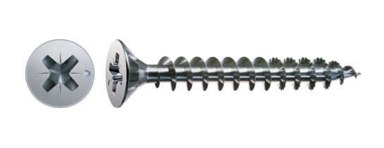 TORNILLO POZI SPAX CABEZA PLANA CINCADO 3,0X16 (1000 UND.)