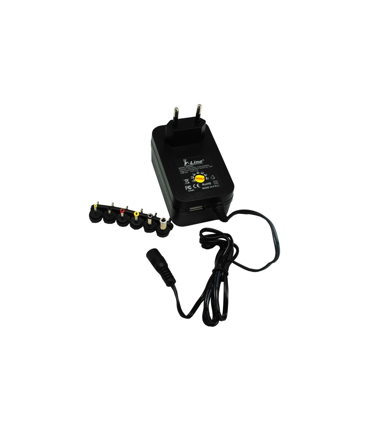ALIMENTADOR ELECTRÓNICO 18W 1500 MAH REGULABLE DE 3V A 12V