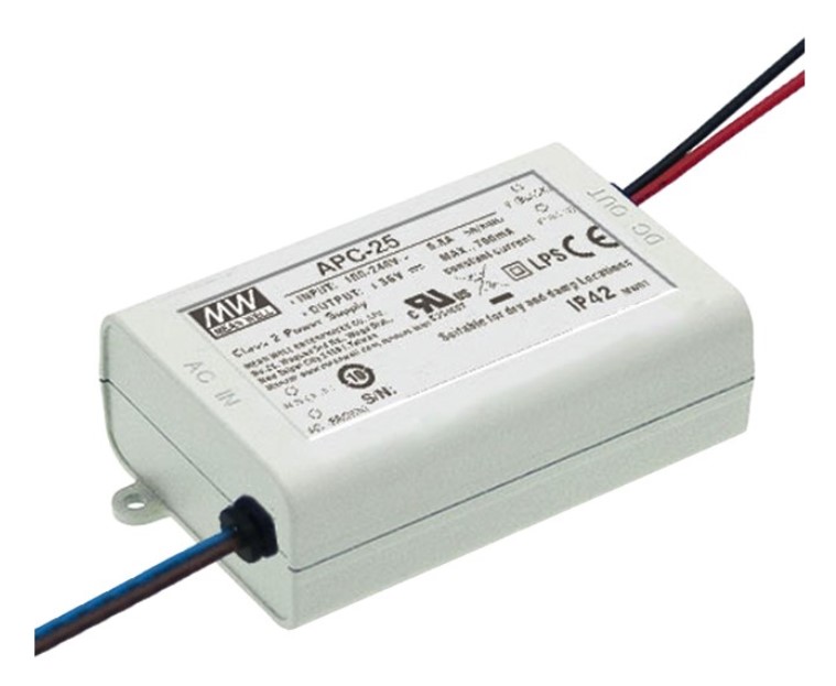 DRIVER CORRIENTE 9-24V 1050MA LED APC-25-1050 DIOTRONIC