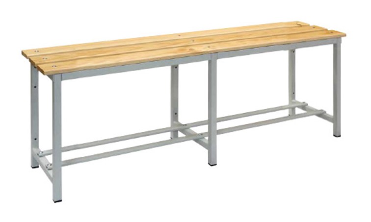 BANCO VESTUARIO MADERA Y ACERO BANC-1-1500 480x1500x325 MM MEGABLOK