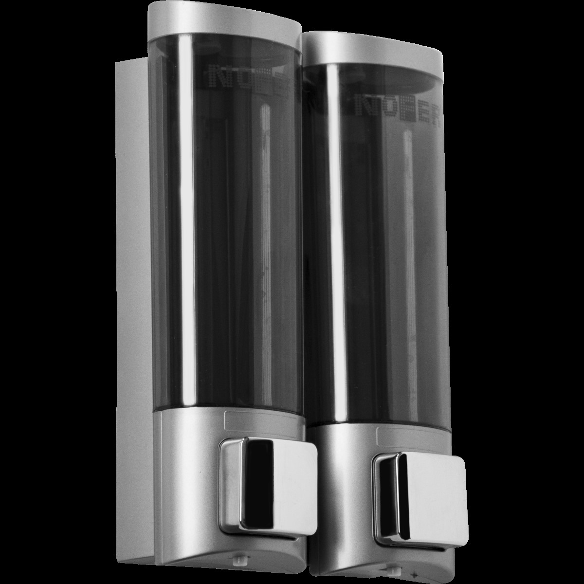 DISPENSADOR JABON MANUAL DOBLE DEPOSITO 2X200ML REF. 03032.T NOFER