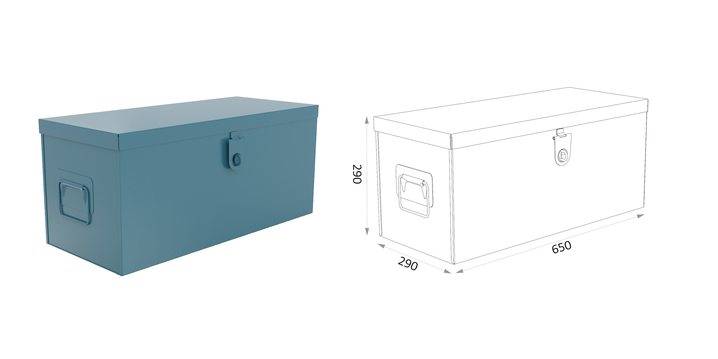ARCON METALICO SIN BANDERA 650X290X290MM HECO