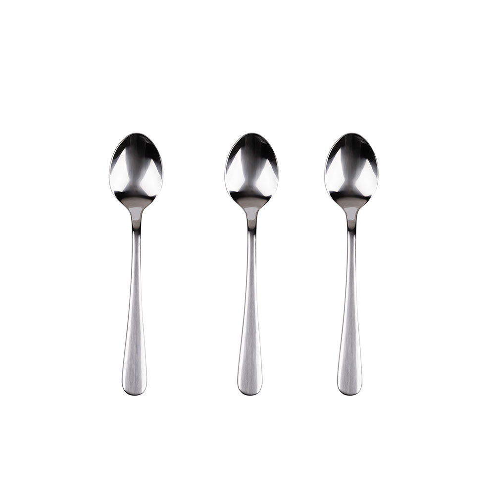 SET 3 CUCHARILLAS ACERO INOXIDABLE RECICLADO BRILLO NATUR SG7768 SAN IGNACIO